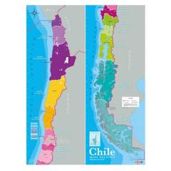 EDITORIAL DK - Mapa Chile Gran Formato Politico en 2.