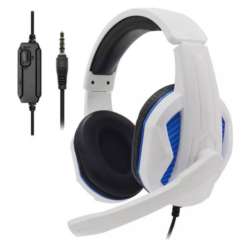 GENERICO - Audífonos Gamer Ps5 Blancos Headset