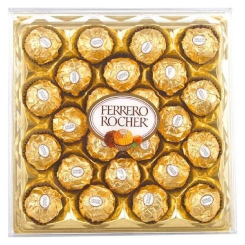 FERRERO ROCHER - Chocolate Ferrero Rocher 24 Unidades