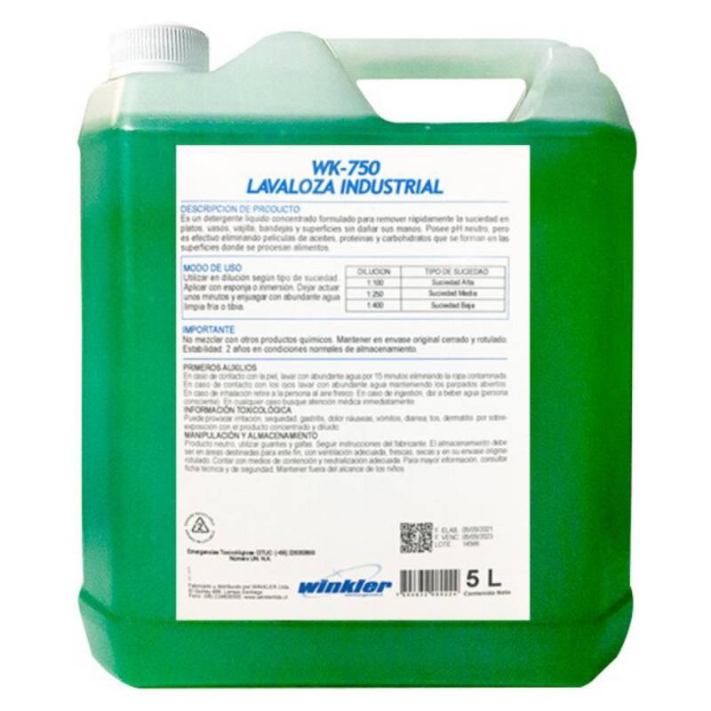 BIOVITAGROUP - Lavaloza Con Aroma Limon 5 Litros Biodegradable