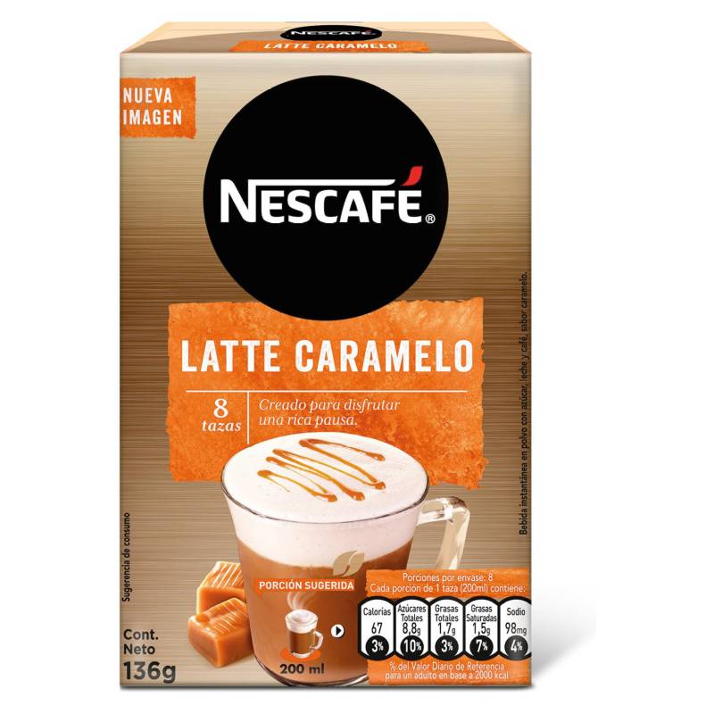 NESCAFE - Café Nescafé Caramelo Latte X3 Cajas