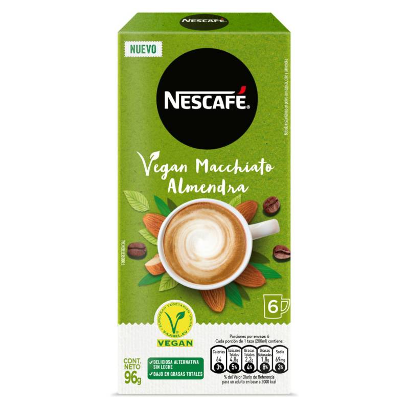 NESCAFE - Café NESCAFÉ Vegan Macchiato Almendra X3 Cajas