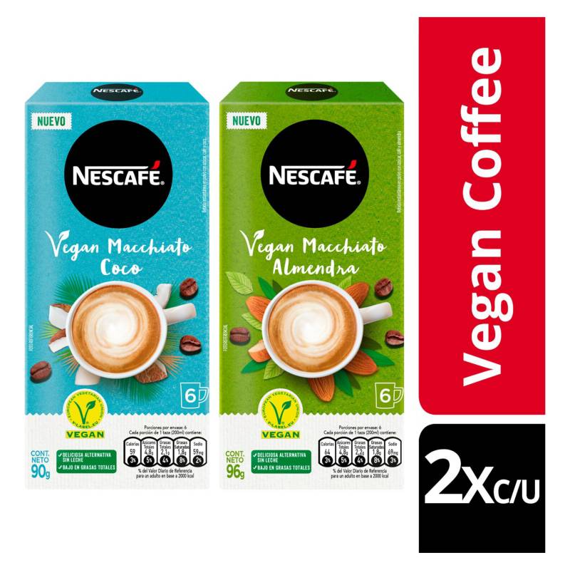NESCAFE - Café Nescafé Vegan Macchiato Almendra Y Coco X4