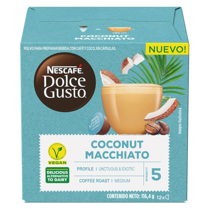 NESCAFE DOLCE GUSTO - Café Nescafé Dolce Gusto Coconut X3 Cajas