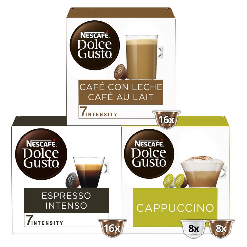 NESCAFE DOLCE GUSTO - Café Nescafé Dolce Gusto Blackwhite X3 Cajas