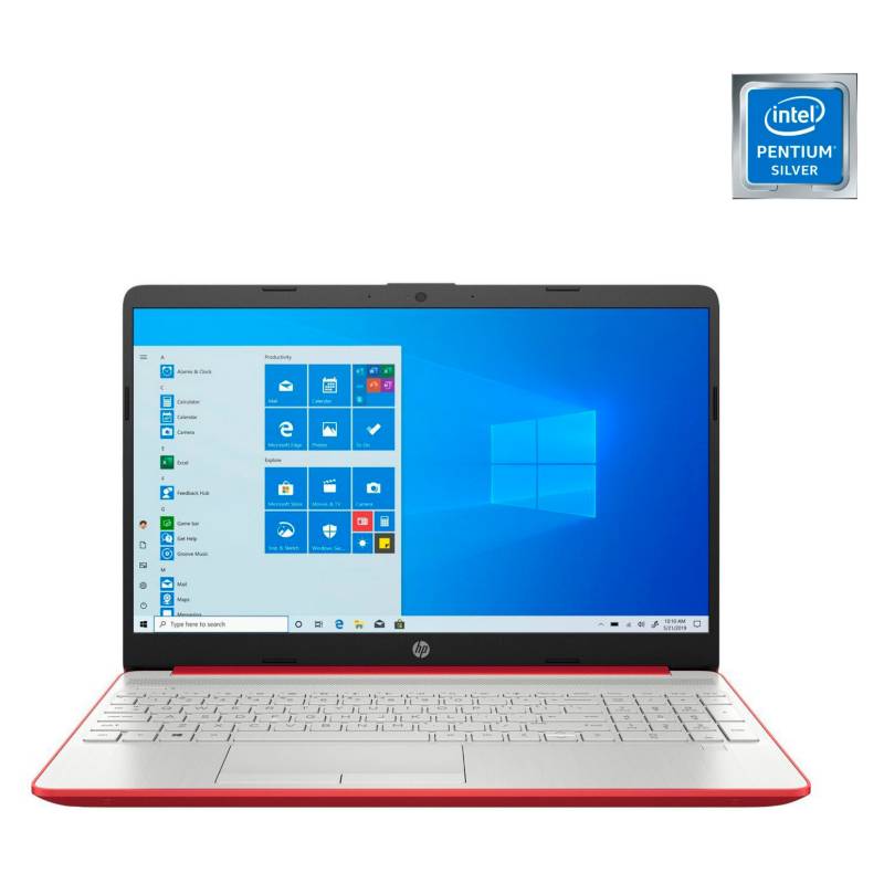HP - Notebook HP Intel Pentium 4GB RAM 128GB SSD 15.6" (Teclado y sistema en Inglés-configurable al español)