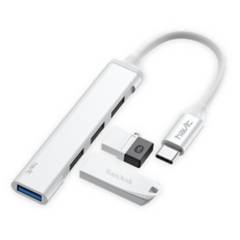 HAVIT - Adaptador 4 En 1 Hub USB- C USB 3.0 5Gbps