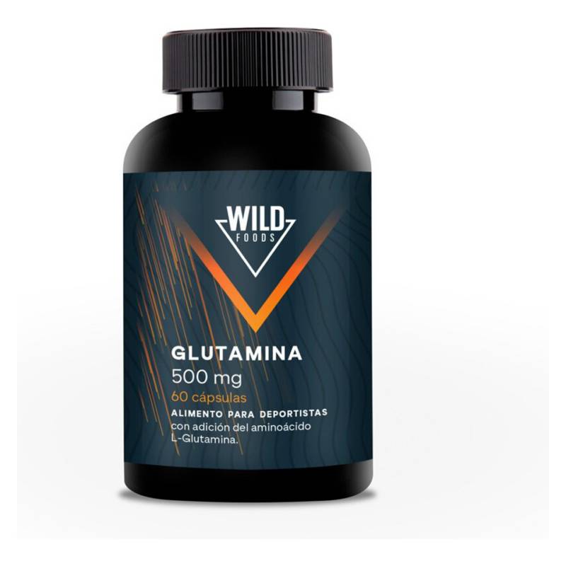 WILD FOODS - L-Glutamina 500Mg (60 Cápsulas)