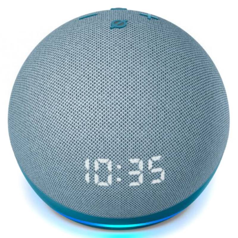 AMAZON Amazon Alexa Echo Dot 4 con Reloj Twilight Blue 