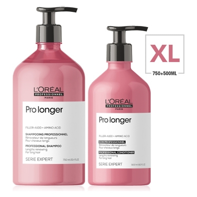 Set XL Potenciador de Largo Shampoo 750ml + Acondicionador 500ml