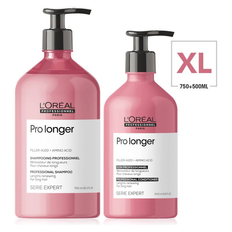 LOREAL PROFESSIONNEL - Set Xl Potenciador de Largo Shampoo 750Ml + Acondicionador 500Ml L`Oreal Professionnel