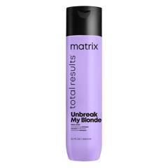 MATRIX - Shampoo Sin Sulfatos Fortalecedor Cabello Rubio Decolorado Unbreak My Blonde 300ml