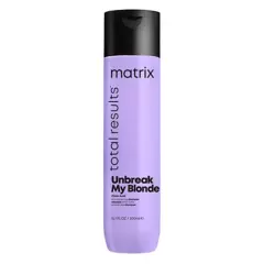 MATRIX - Shampoo Sin Sulfatos Fortalecedor Cabello Rubio Decolorado Unbreak My Blonde 300Ml Matrix