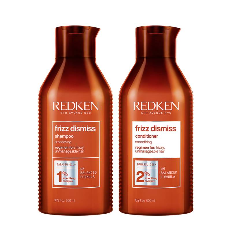 REDKEN - Tratamiento Capilar Control Frizz Dismiss Shampoo 500 Ml + Acondicionador 500 Ml Redken