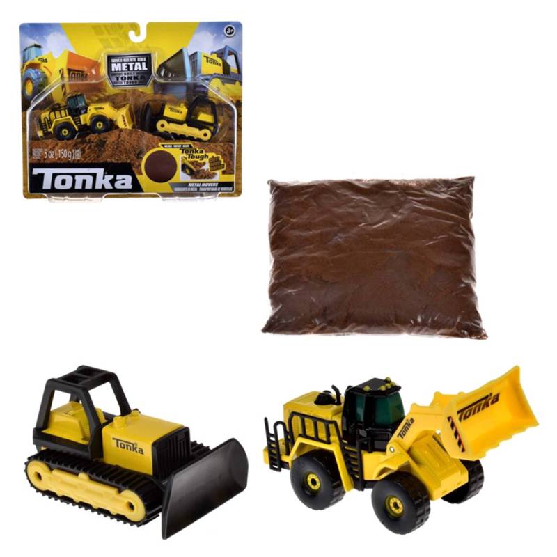TONKA - Pack 2 Vehiculos De Construccion 9 Cms Tonka