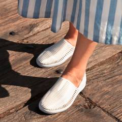 PEOPLE - Zapato Casual Mujer Blanco