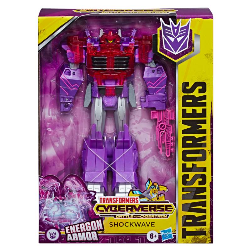 TRANSFORMERS - Figura De Acción Transformers Cyberverse Energon Armor Shckwave