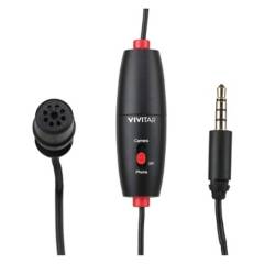 VIVITAR - Micrófono Vivitar VIC-MIC-703L Mini Lavalier Para S