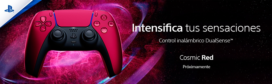 CONTROL INALA¿MBRICO DUALSENSE¿ COSMIC RED PS5