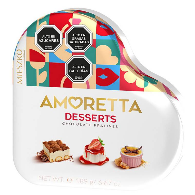 GENERICO - Lata Corazón Mieszko Bombones Amoretta Desserts