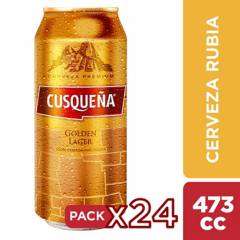 CUSQUENA - Cerveza Cusqueña Golden Lata 473 Cc 24 Unidades
