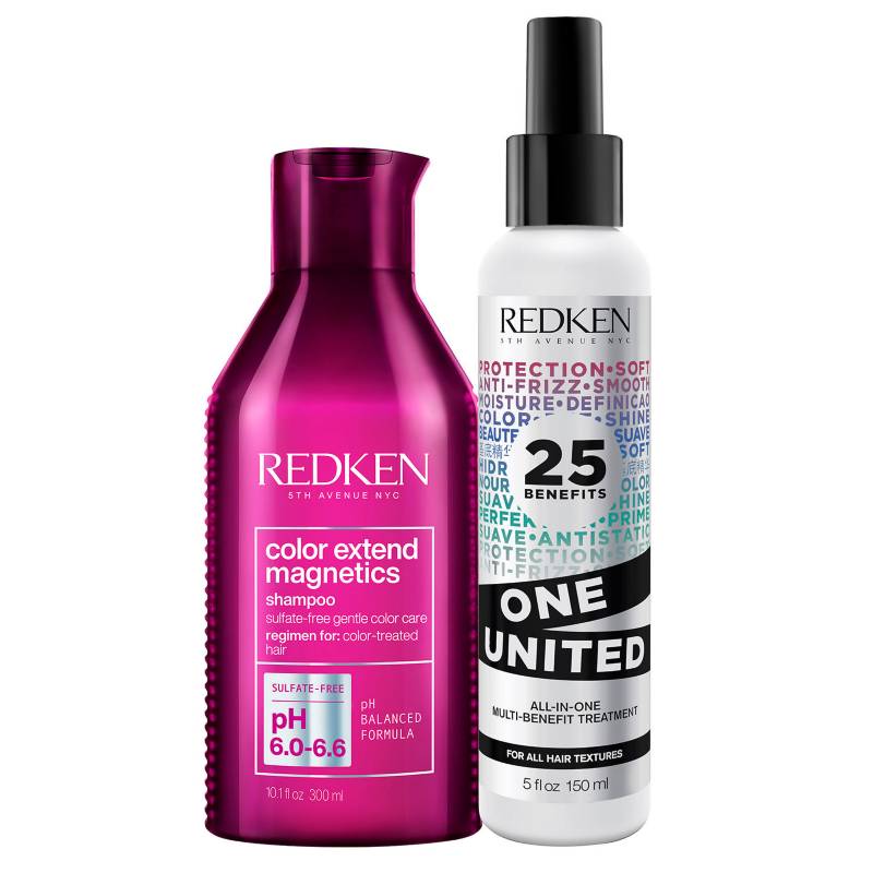 REDKEN - Set Protección Color Extend Magnetics Shampoo 300ml + One United 150 ml Redken