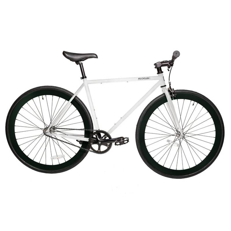 P3 CYCLES - Bicicleta Urbana Fixie Blanc L
