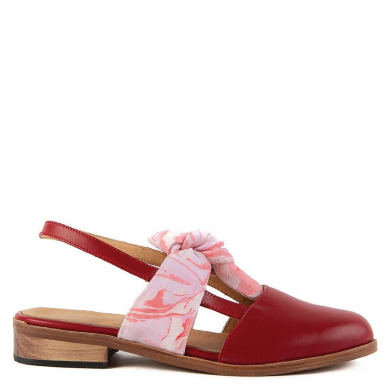 MARABU - Zapato Mujer Tricahue Rojo