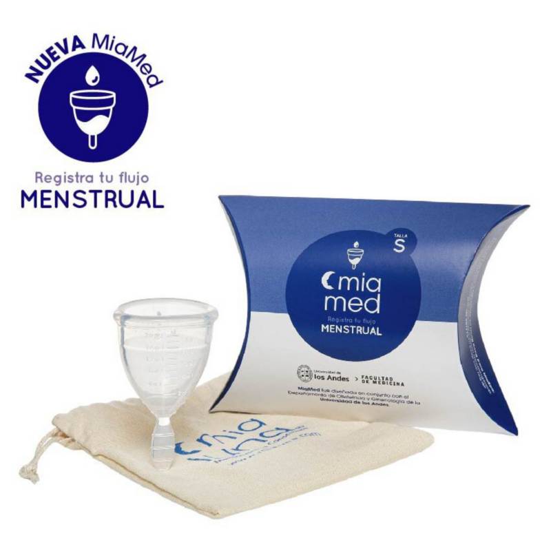 MIALUNA - Copa Menstrual: Miamed Talla S - Traslucida