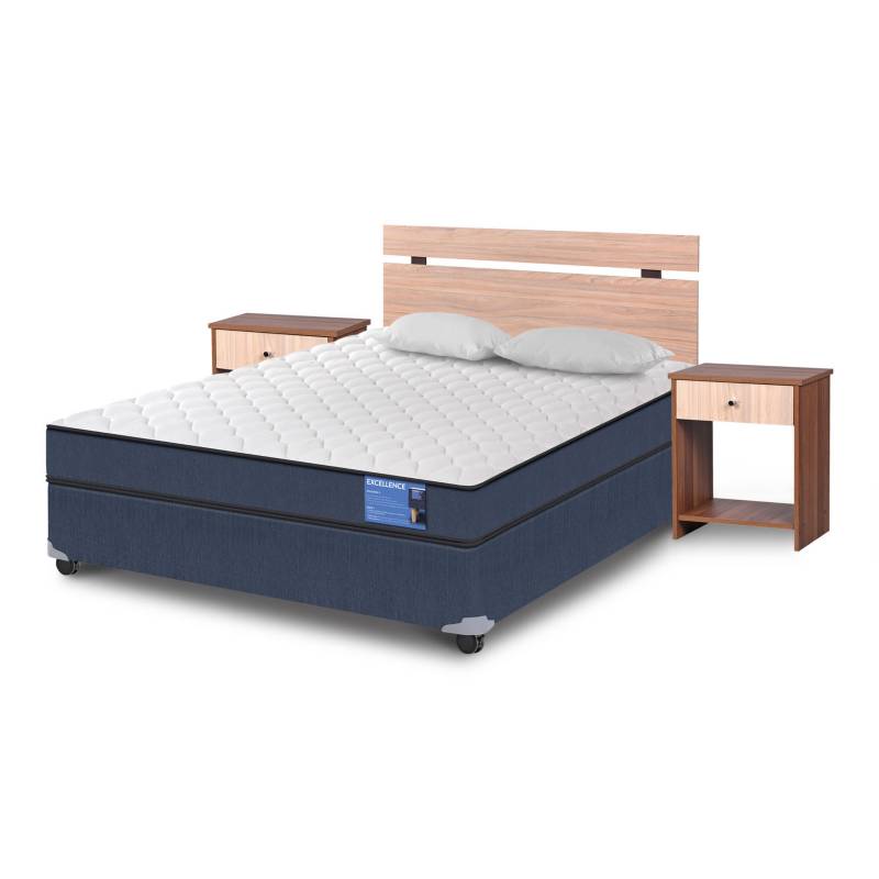 CIC - Box Spring Excellence Full Olmo + Almohada   Cic