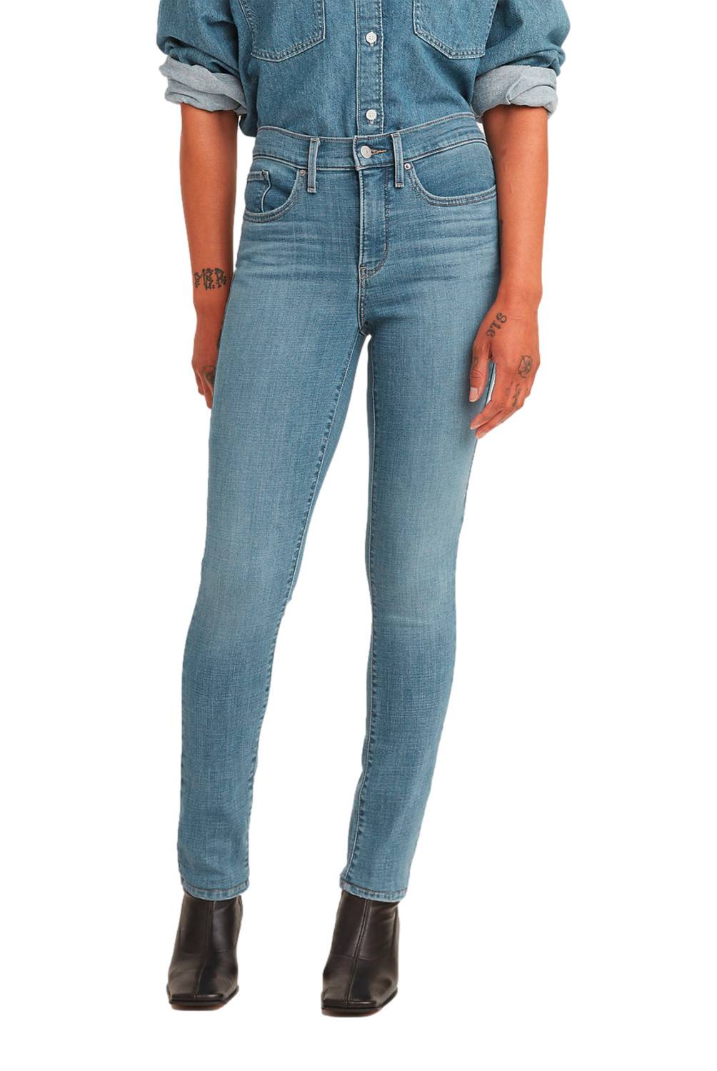 LEVIS - Levis Jeans Skinny Tiro Medio Mujer