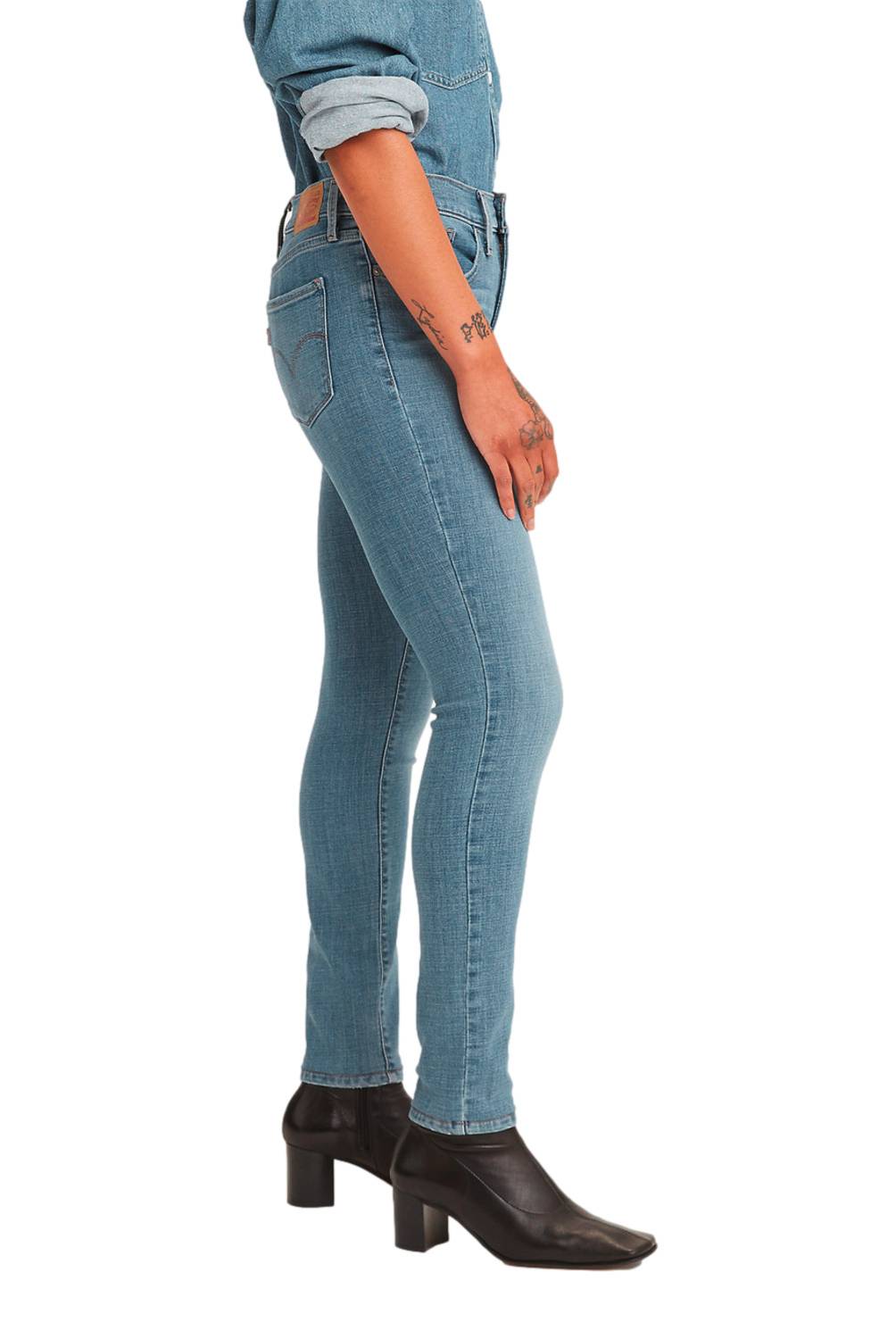 LEVIS - Levis Jeans Skinny Tiro Medio Mujer