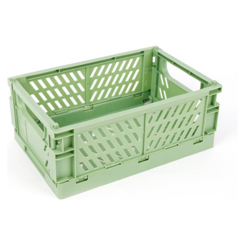 HOMEWELL - Caja Organizadora Plegable Verde 25.3X16.5X10Cm