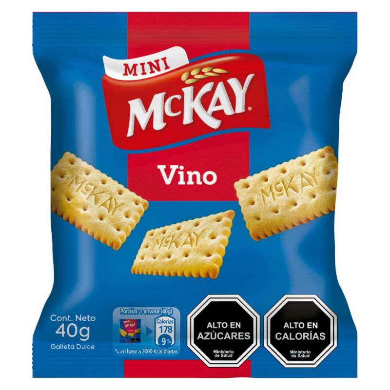 MCKAY - Galleta Mckay Mini Vino 40G X20