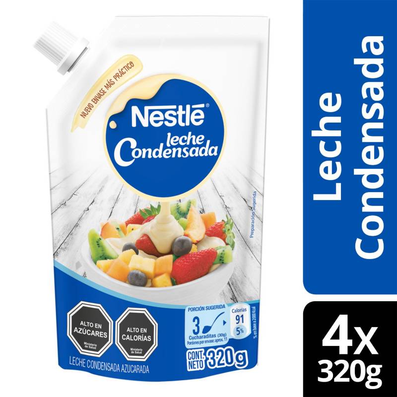 NESTLE - Leche Condensada Nestlé Doypack 320G Pack X4