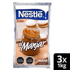 NESTLE - Manjar Nestlé Bolsa 1Kg Pack X3