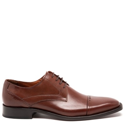 GUANTE Zapato Formal Hombre Cuero Café Guante