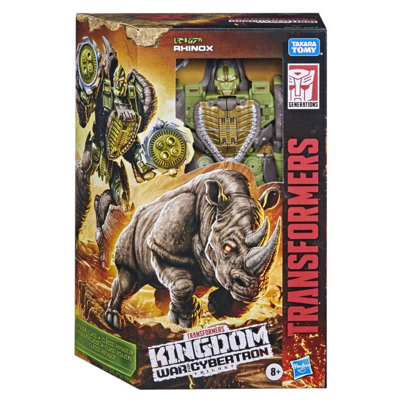TRANSFORMERS - Coleccionables Transformers Gen War For Cybertron Kingdom Voyager Rhinox
