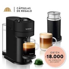 NESPRESSO - Cafetera Vertuo Next + Espumador de Leche Nespresso