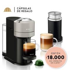 NESPRESSO - Cafetera Vertuo Next + Espumador de Leche Nespresso