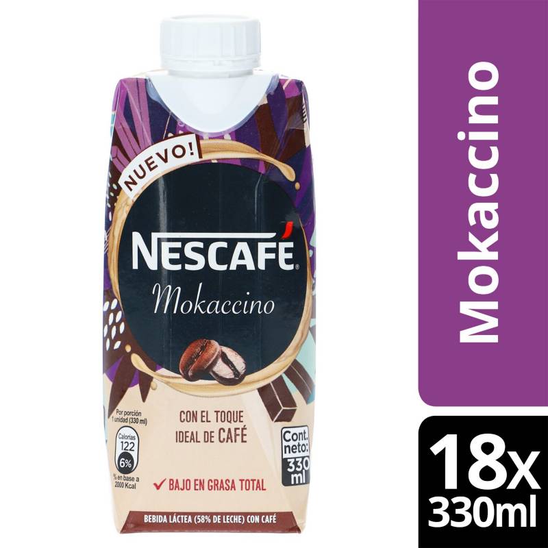 NESTLE - Café Con Leche Nescafé Mokaccino 330Ml Pack X18
