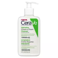 CERAVE - Limpiador Crema Espuma Hidratante 236 ml CERAVE