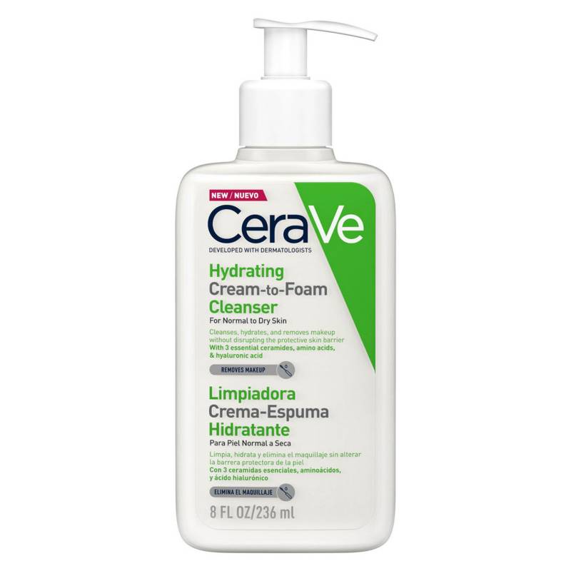 CERAVE - Limpiador Crema Espuma Hidratante 236 ml
