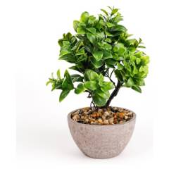 HOMEWELL - Planta Artificial Decorativa Bonsai 22Cm
