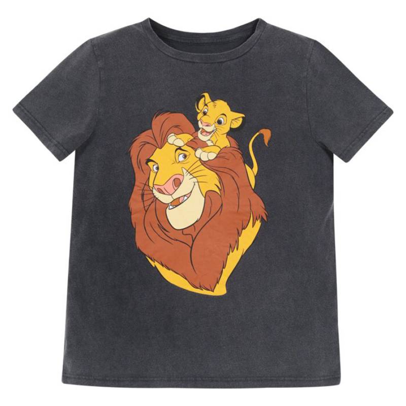 DISNEY Polera Mujer Rey Leon Mufasa Gris Disney falabella