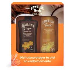 HAWAIIAN TROPIC - Pack Ht Aceite 4 + Carrot 30 Hawaiian Tropic