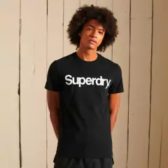 SUPERDRY - Polera Con Logotipo Core Hombre Superdry