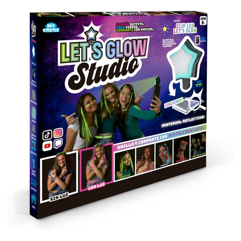 LETS GLOW - Kit Iluminación Fotos Y Videos Studio Lets Glow