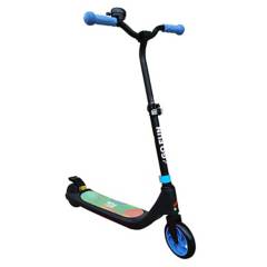 GO FUN - Scooter Eléctrico Con Bocina Y Luz Plegable Azul