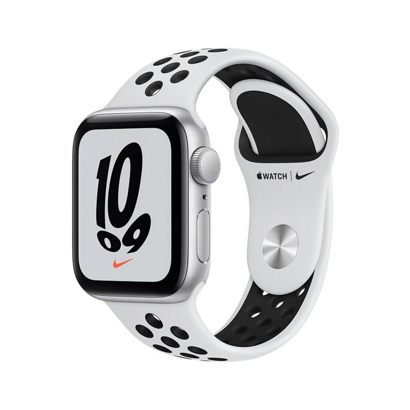 APPLE - Apple Watch Nike SE (40mm, GPS) - Aluminio color Plata -Platino/Negro